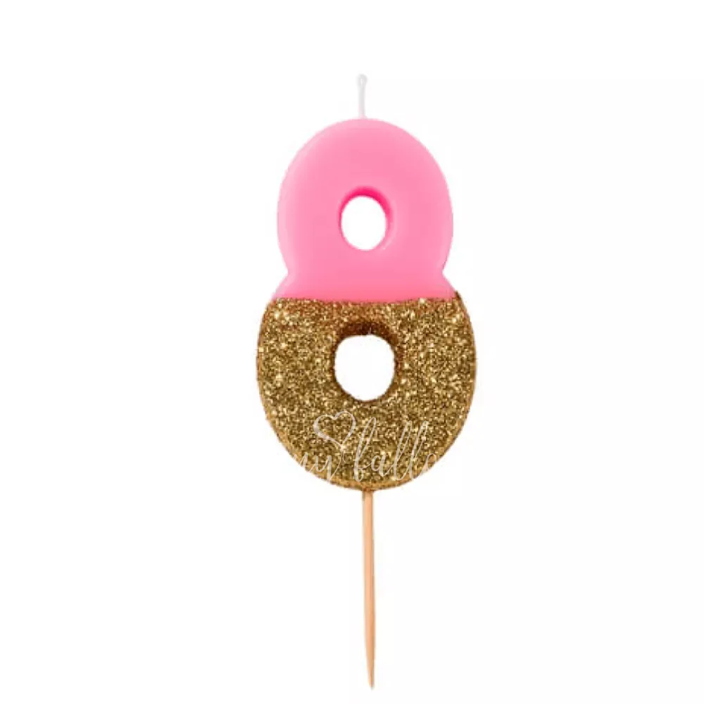 Блестящая свеча 8