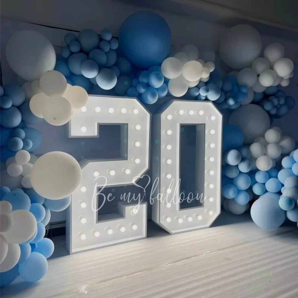 Free Standing Numbers LED Light 1.5 meter
