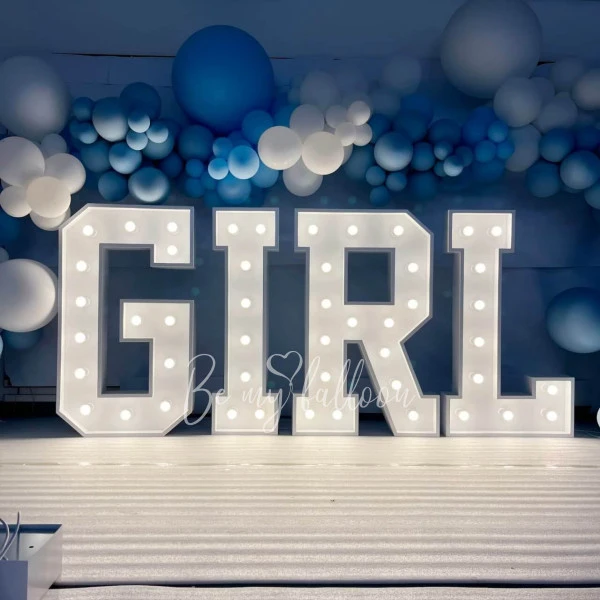 Свободно стоящая светодиодная подсветка GIRL длиной 1,5 метра
