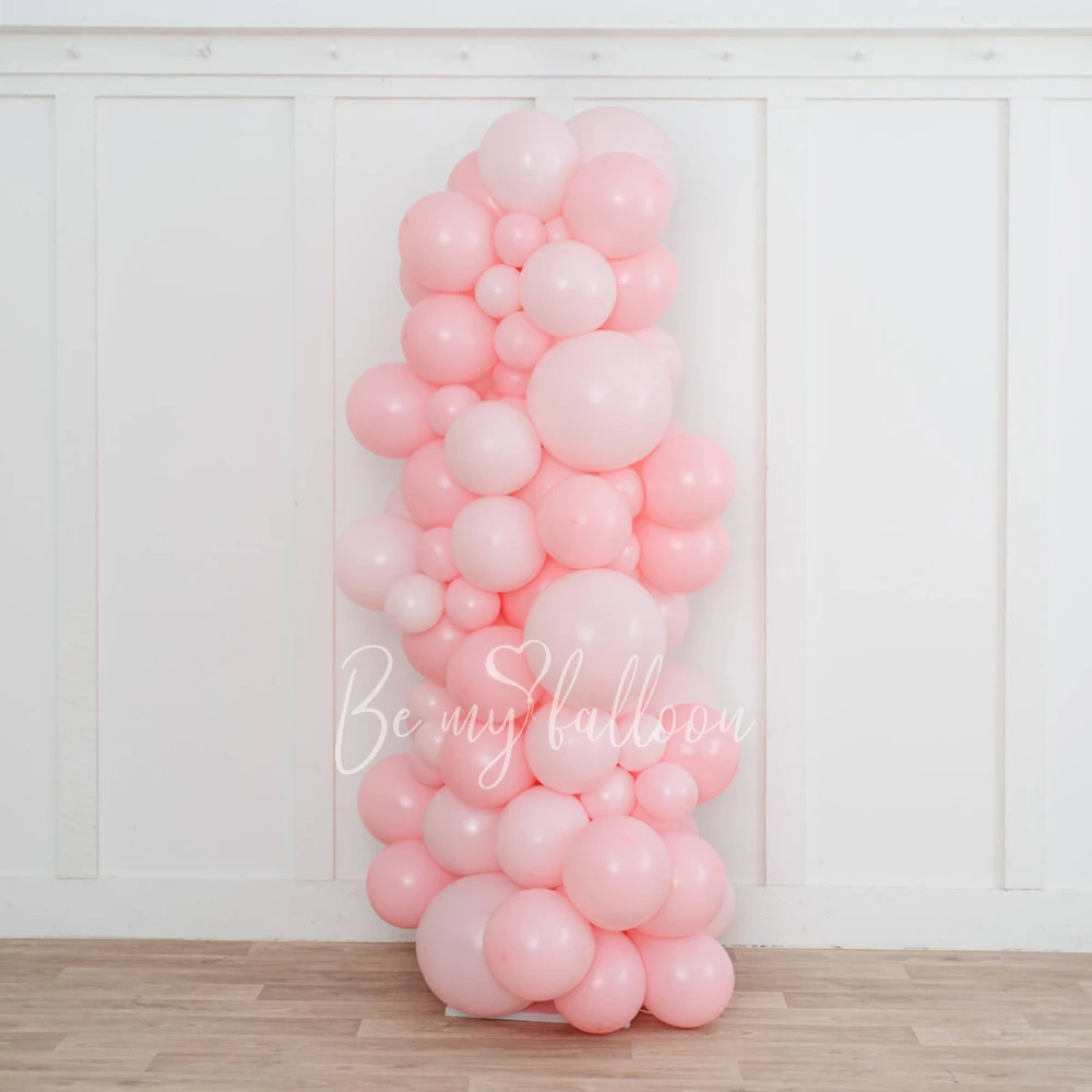 Колонна из воздушных шаров "Розовая пастель"