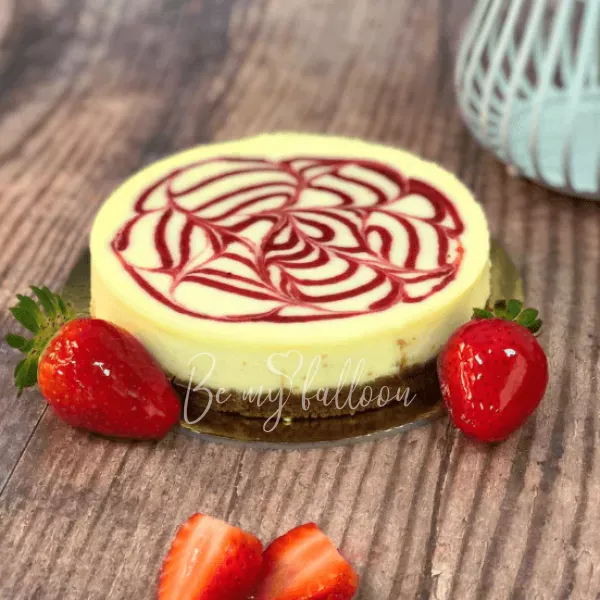 تشيز كيك من فرن الفراولة