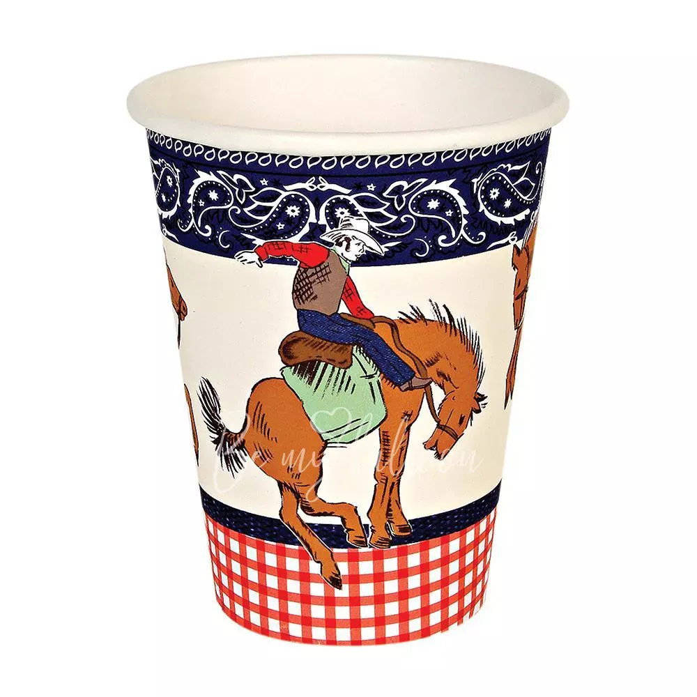 Howdy Cowboy Cups