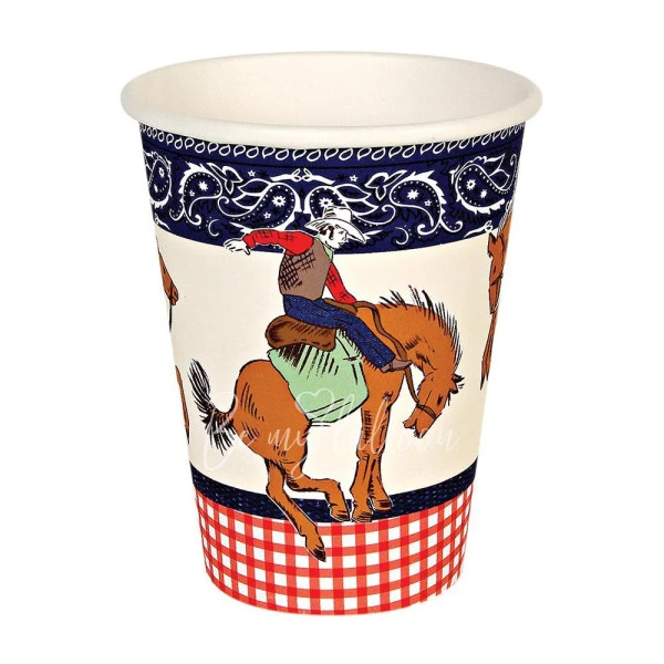 Howdy Cowboy Cups