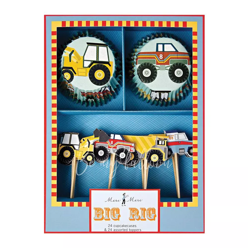 مجموعة كب كيك الشاحنات