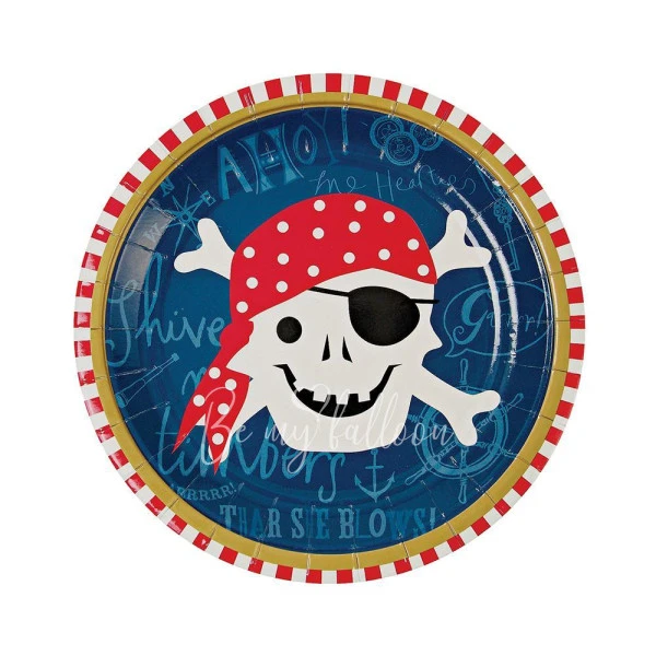 Ahoy There Pirate Plates (small)