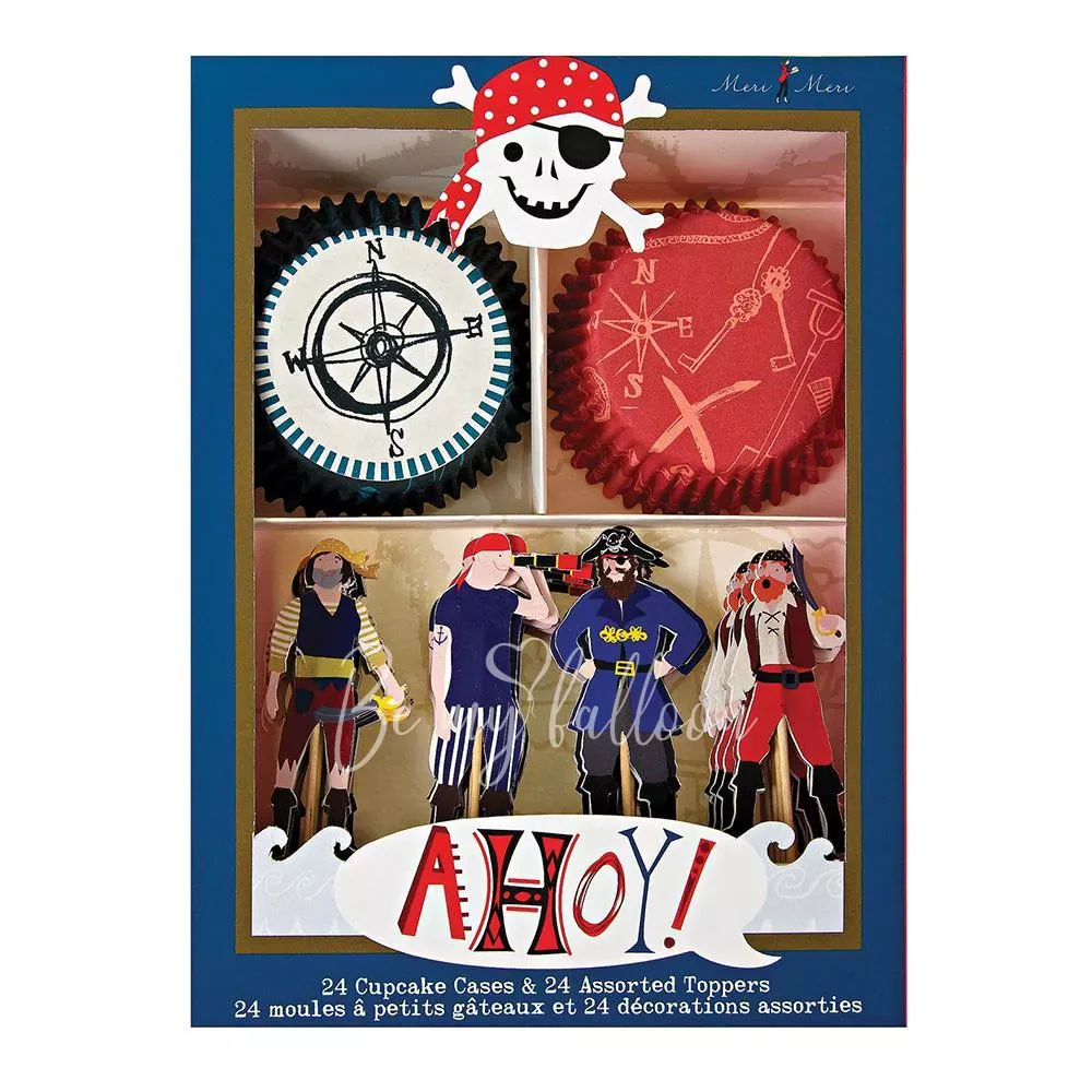 Ahoy There Pirate Cupcake Kit