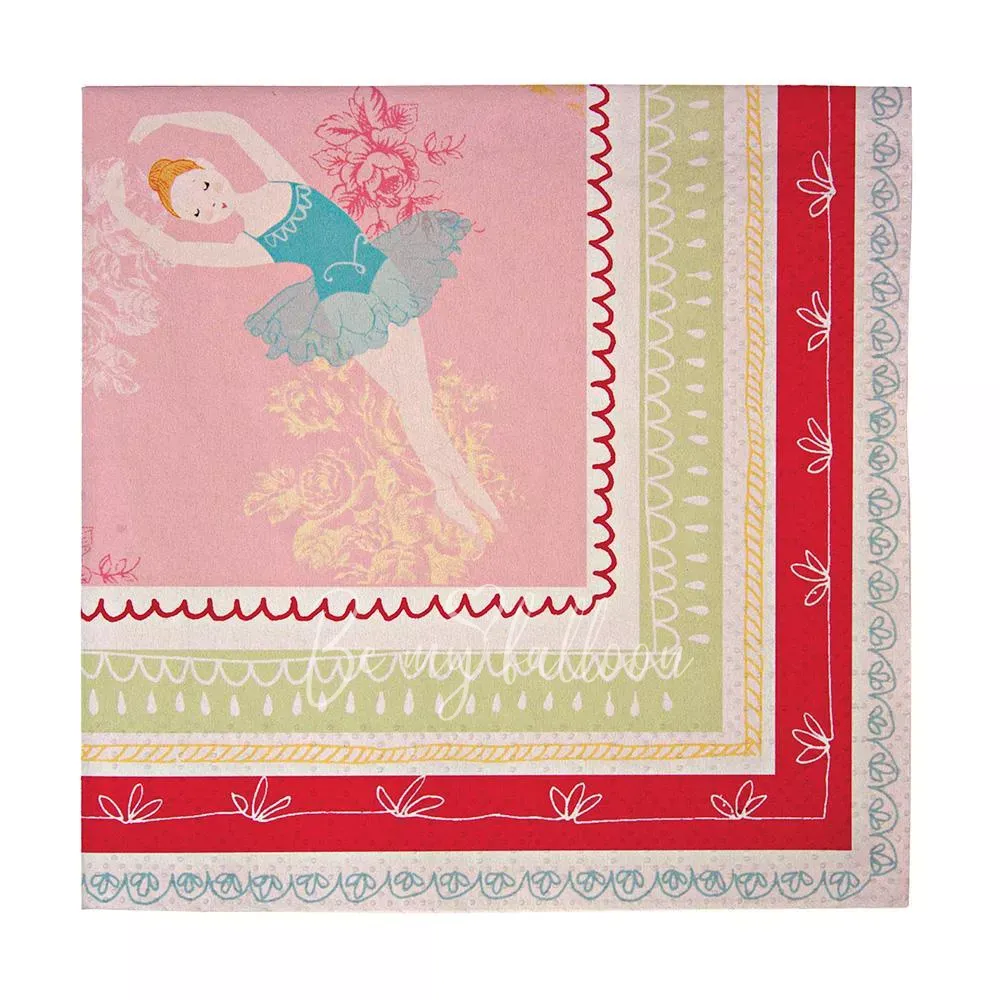 Little Dancers Ballet Napkins (small)