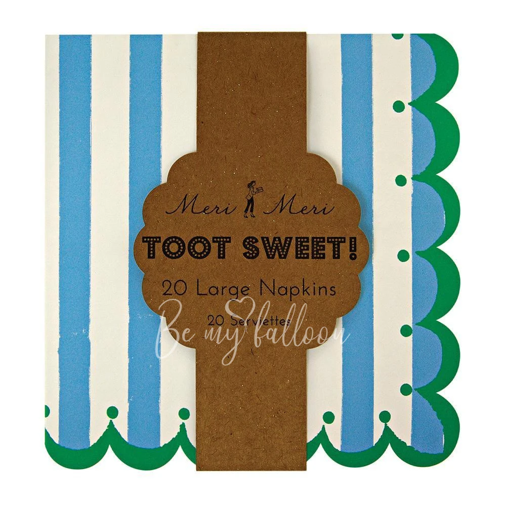 Blue & Green Napkins (large)