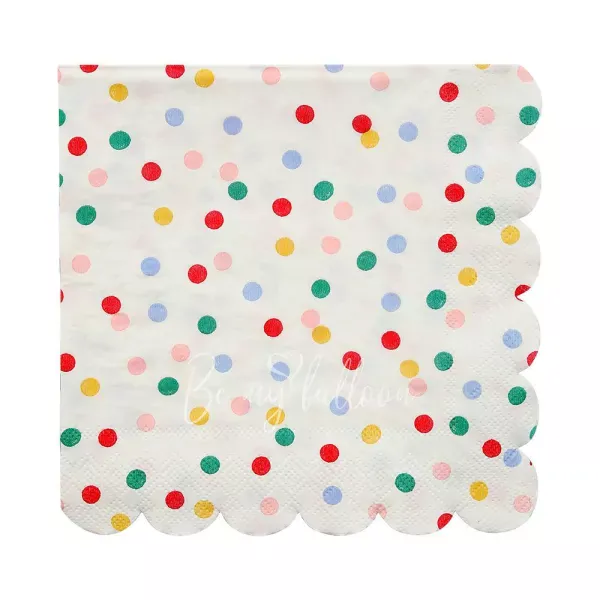 Салфетки для вечеринки Spotty в точку (большие)
