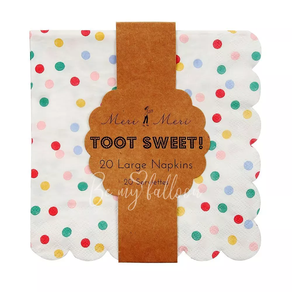 Салфетки для вечеринки Spotty в точку (большие)