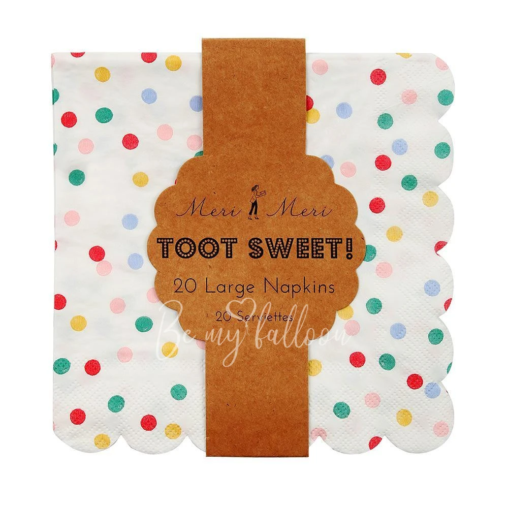 Салфетки для вечеринки Spotty в точку (большие)