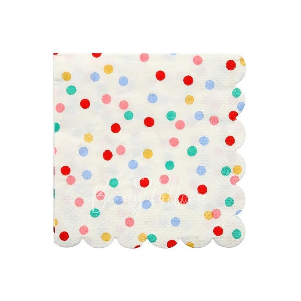Салфетки для вечеринки Spotty в точку (маленькие)