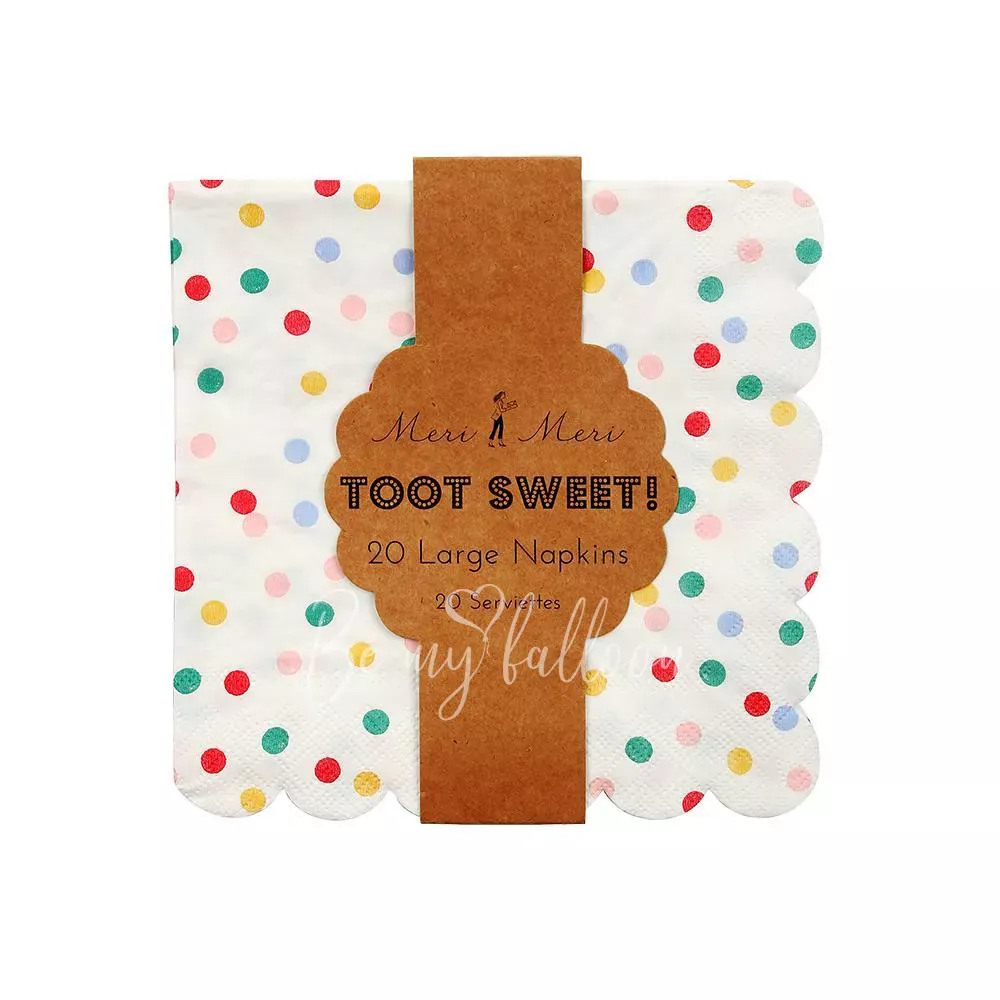 Салфетки для вечеринки Spotty в точку (маленькие)