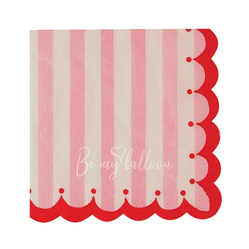 Салфетки для вечеринки Pink & Red (маленькие)