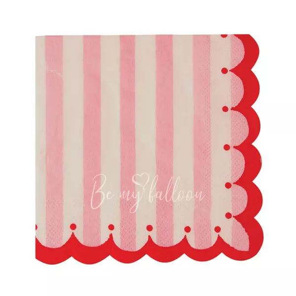 Салфетки для вечеринки Pink & Red (маленькие)