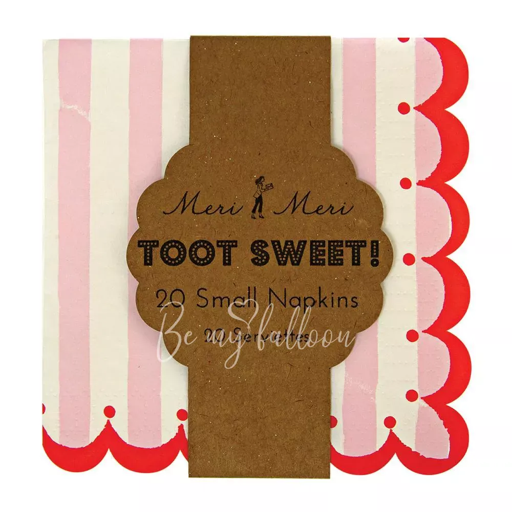 Салфетки для вечеринки Pink & Red (маленькие)