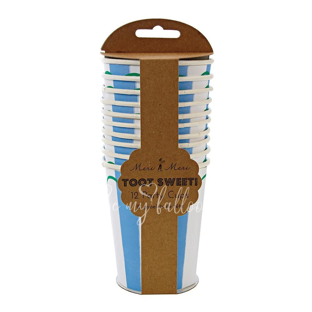 Blue & Green Cups