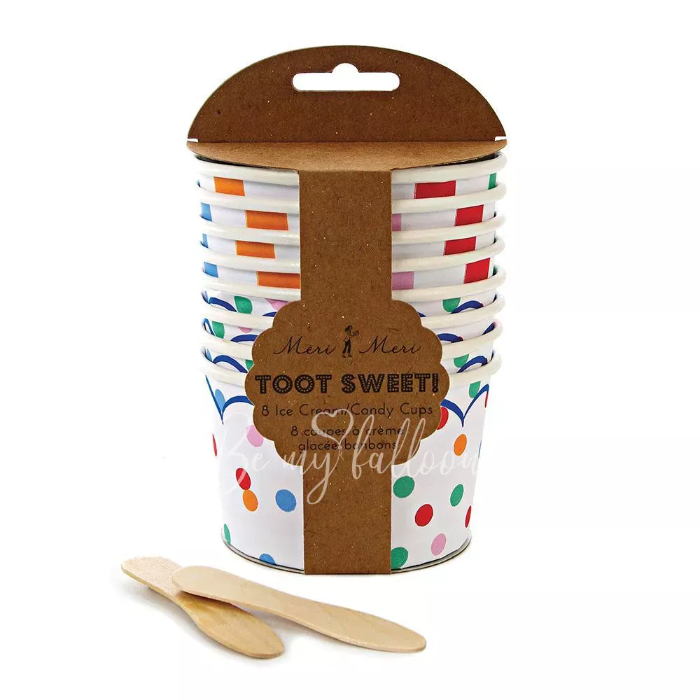 Spots & Stripes Candy/Ice Cream Cups