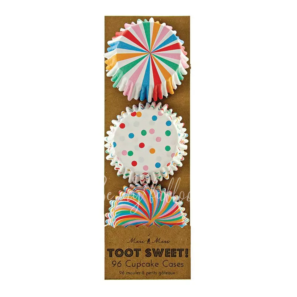 Spots & Stripes Mini Cupcake Cases