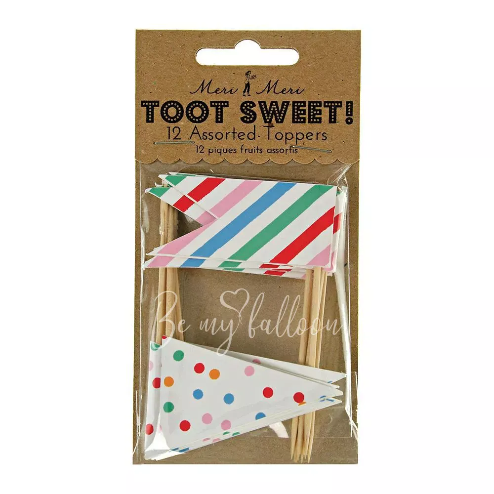 توبر الكيك البقع والرايات