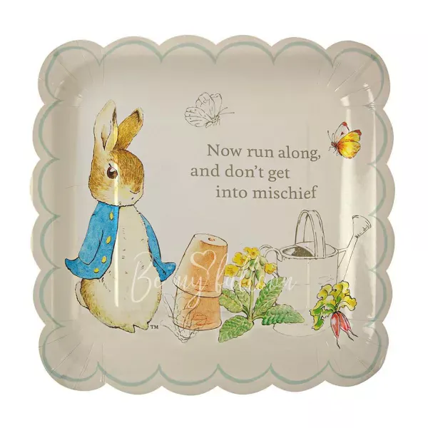 Peter Rabbit Scallop Edge Plates (large)