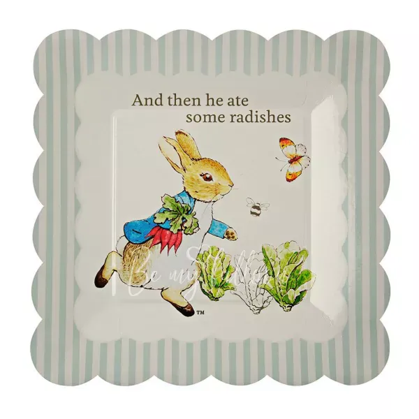 Peter Rabbit Scallop Edge Plates (small)