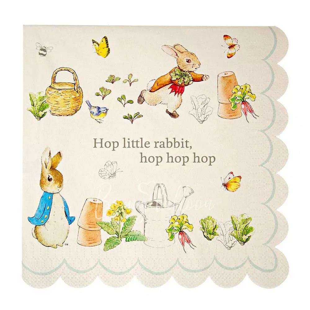 Салфетки для вечеринки Peter the Rabbit (большие)