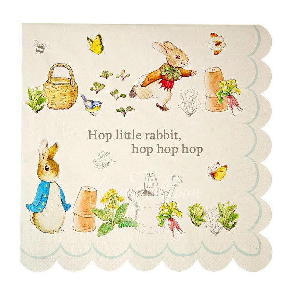 Салфетки для вечеринки Peter the Rabbit (большие)
