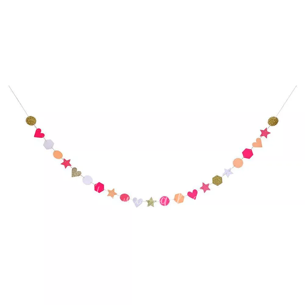 Pink Glitter Garland