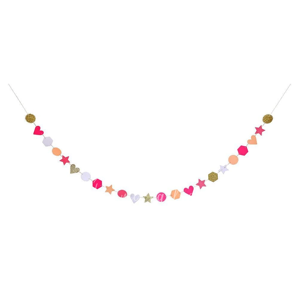 Pink Glitter Garland