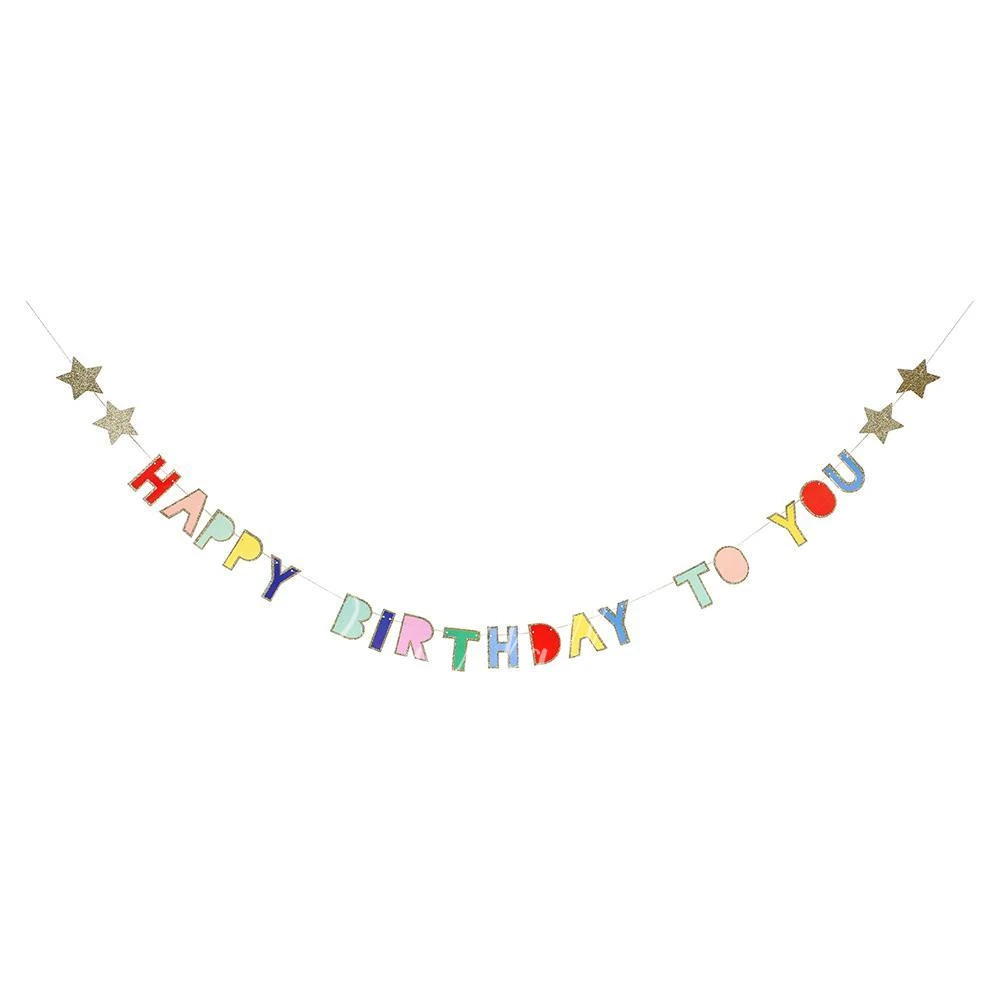 Multicolour Happy Birthday Garland