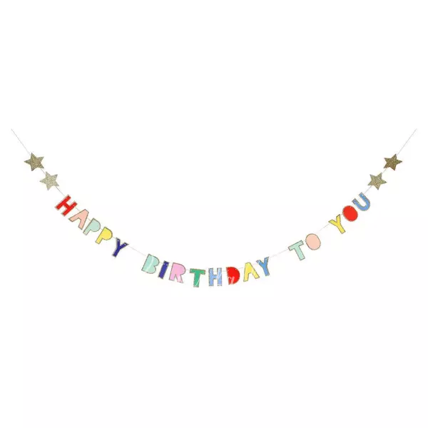 Multicolour Happy Birthday Garland