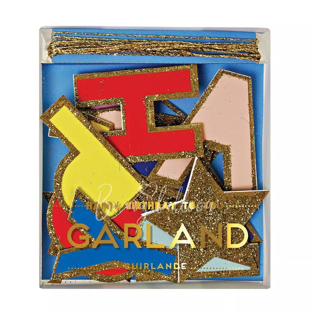Multicolour Happy Birthday Garland