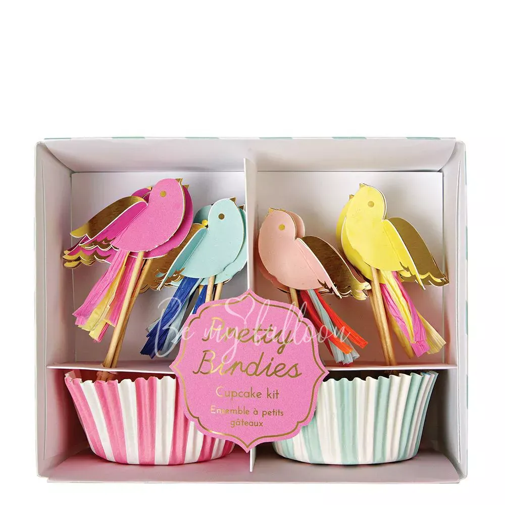 Набор для оформления капкейков Милые птички