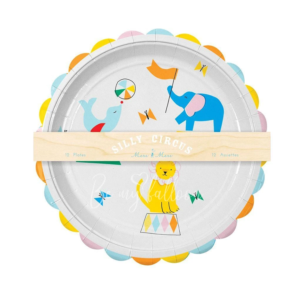 Silly Circus Plates (large)