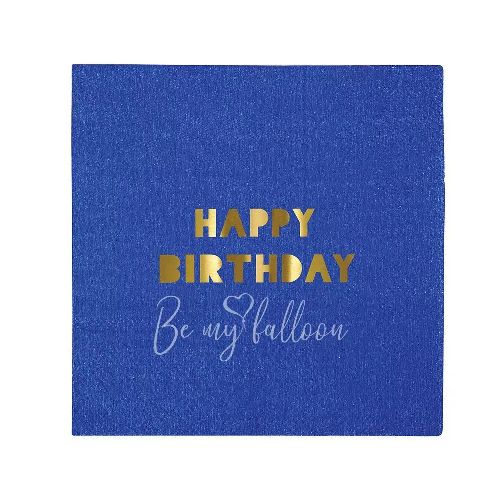 Салфетки для вечеринки Happy Birthday (маленькие)