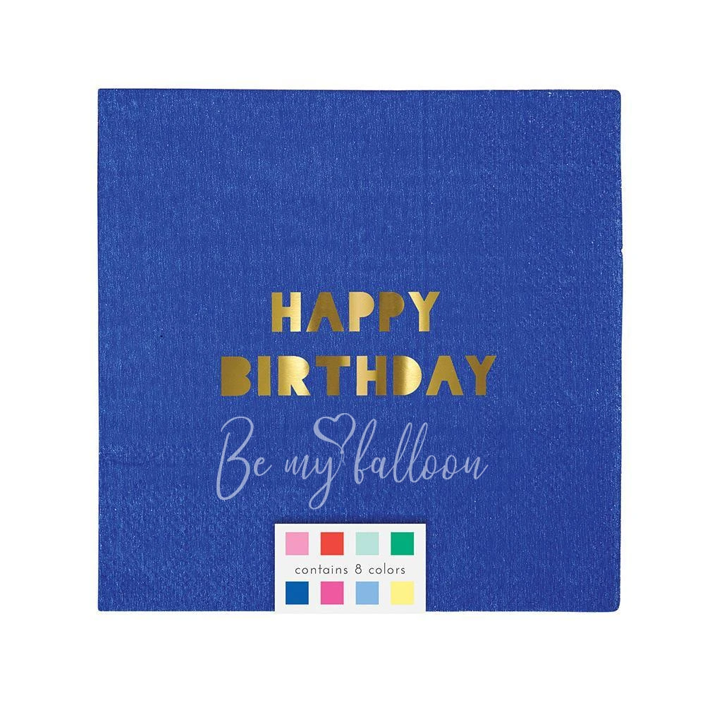 Салфетки для вечеринки Happy Birthday (маленькие)