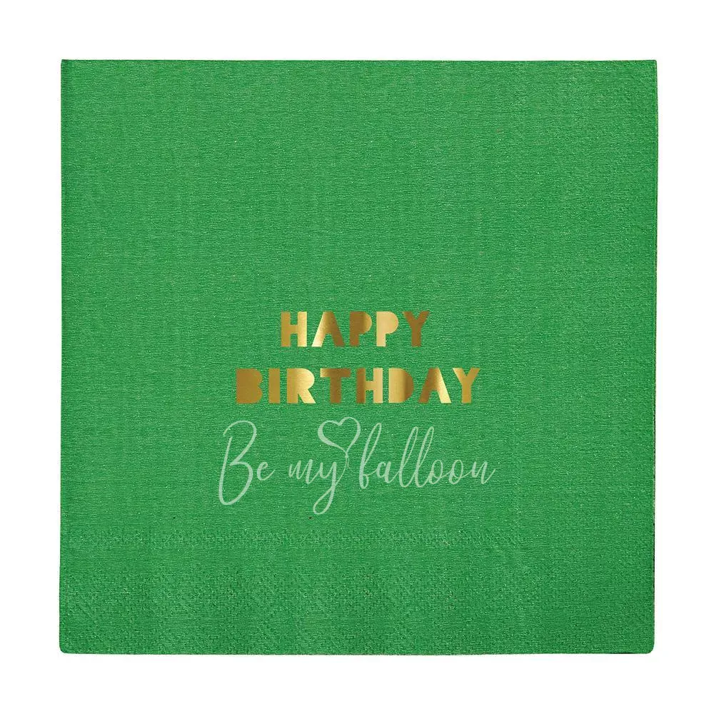 Салфетки для вечеринки Happy Birthday (большие)