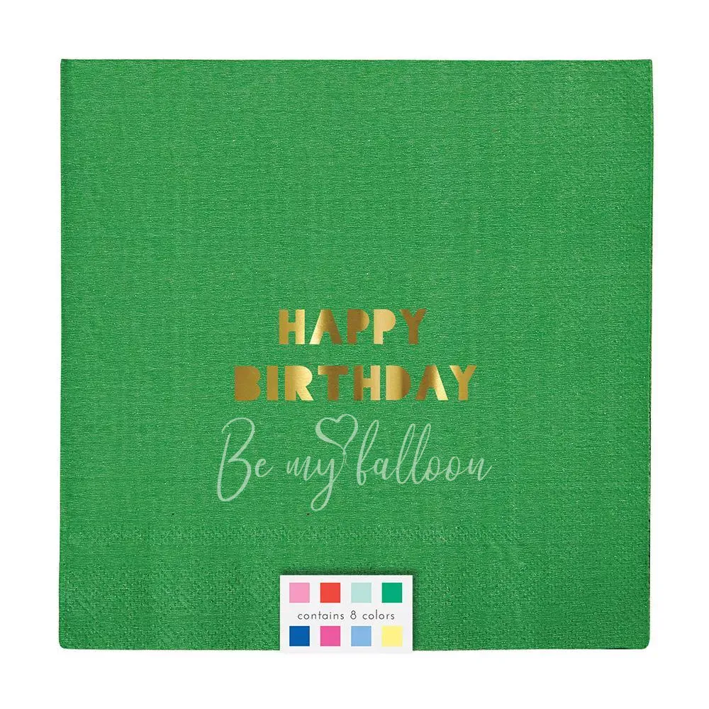 Салфетки для вечеринки Happy Birthday (большие)