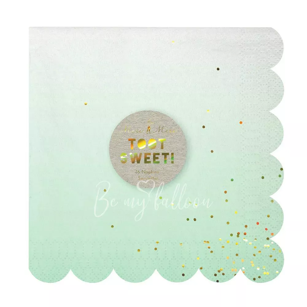 Салфетки для вечеринки Ombre (большие)