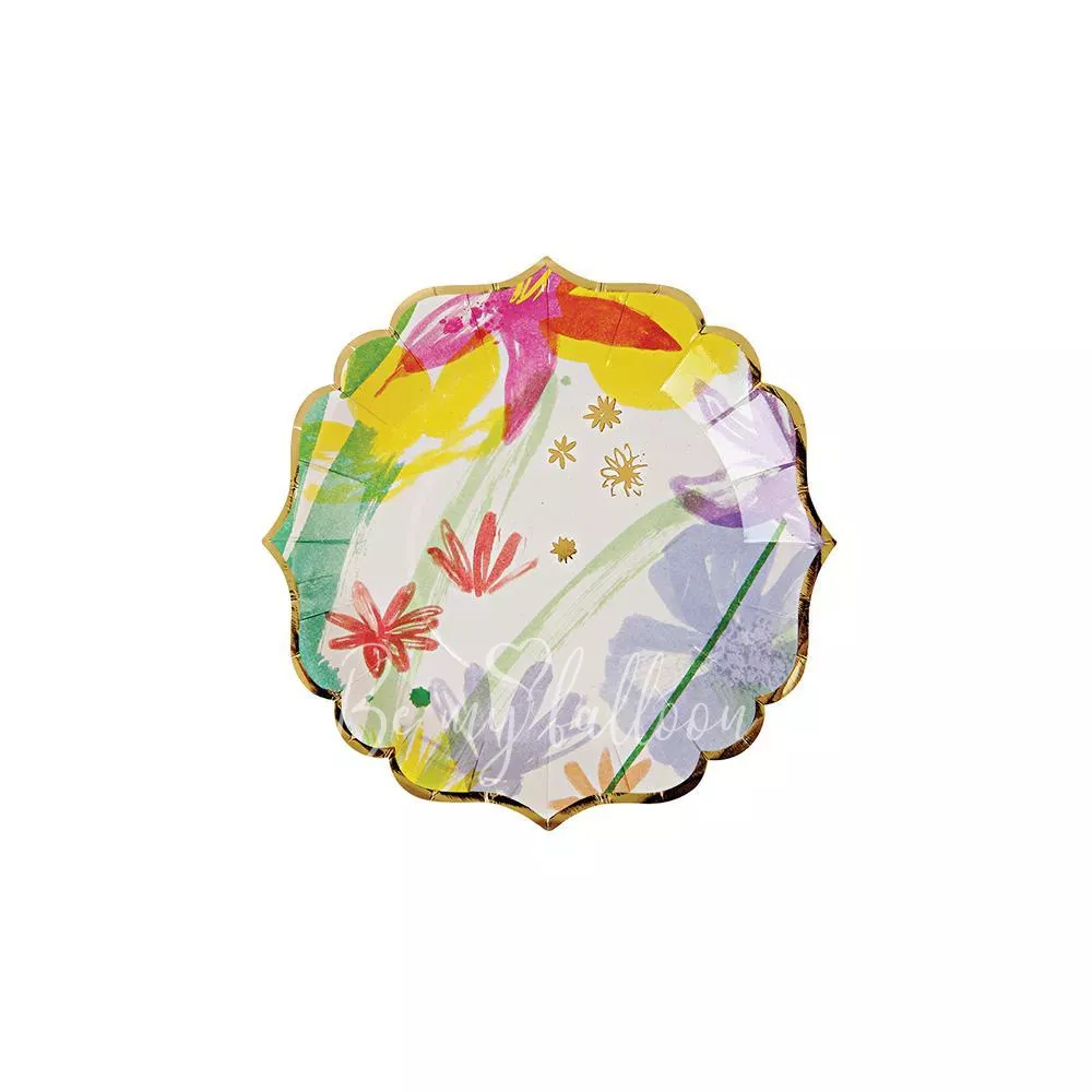 Тарелки Painted Flowers для канапе