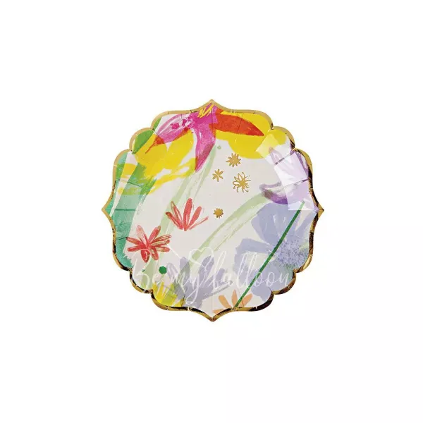 Тарелки Painted Flowers для канапе