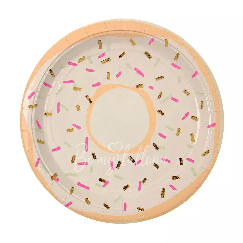 Foiled Doughnut Plates (large)