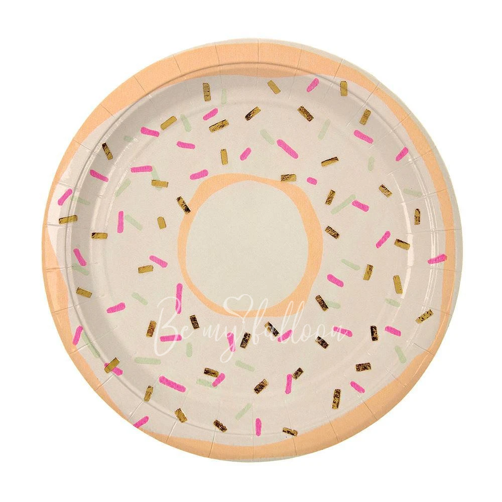 Foiled Doughnut Plates (large)