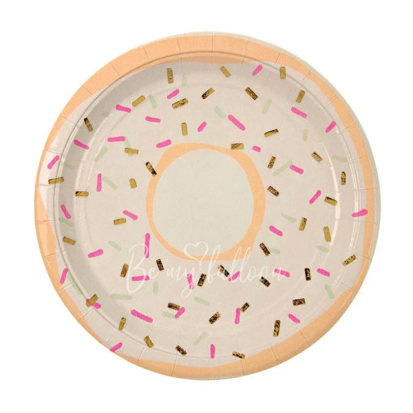 Foiled Doughnut Plates (large)