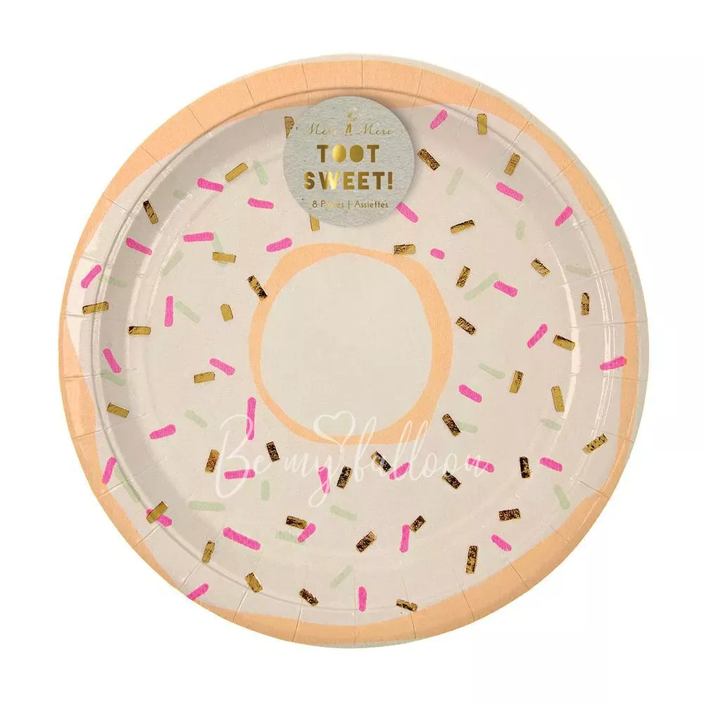Foiled Doughnut Plates (large)