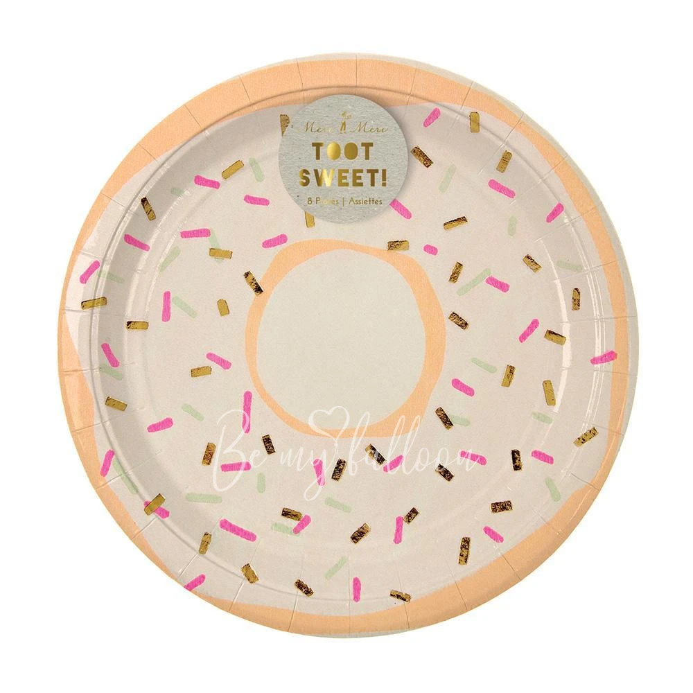 Foiled Doughnut Plates (large)
