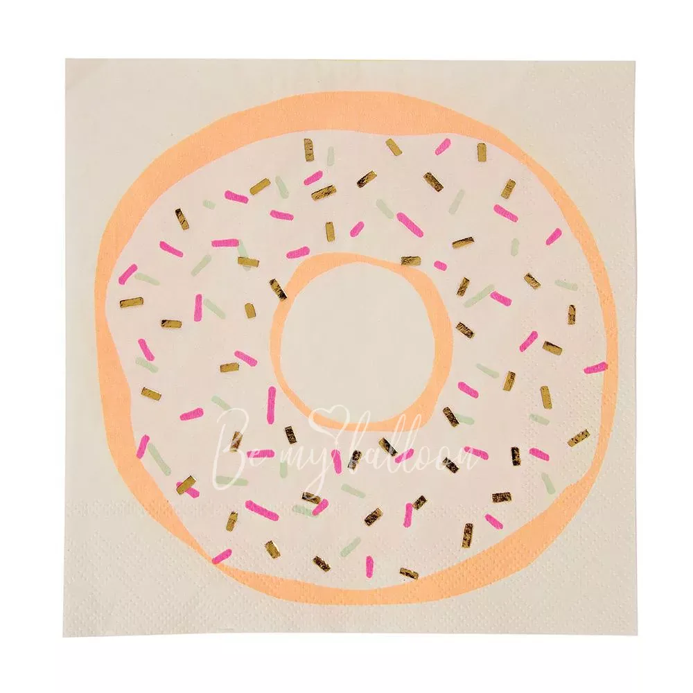 Foiled Doughnut Napkins (large)