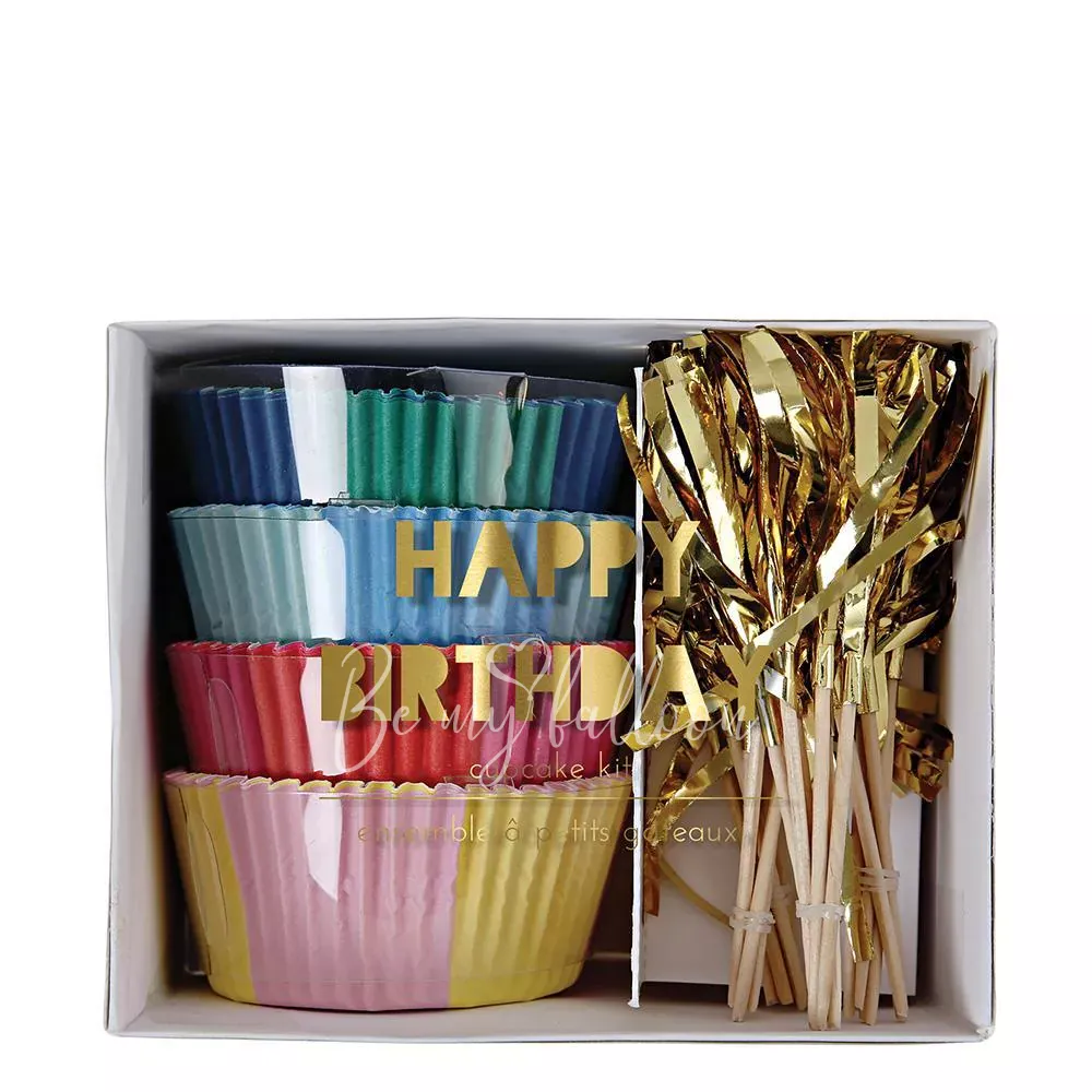 Набор для украшения капкейков С Днем Рождения