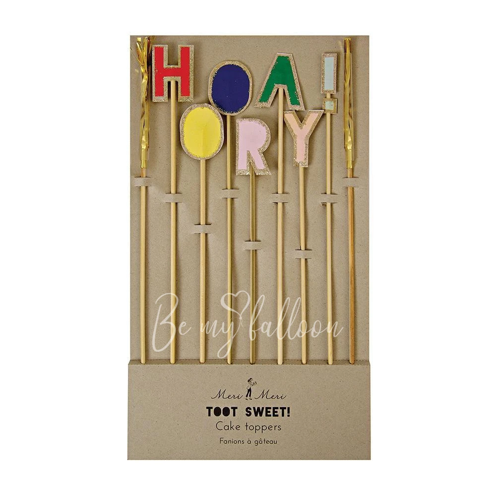 Hooray! Cake Toppers